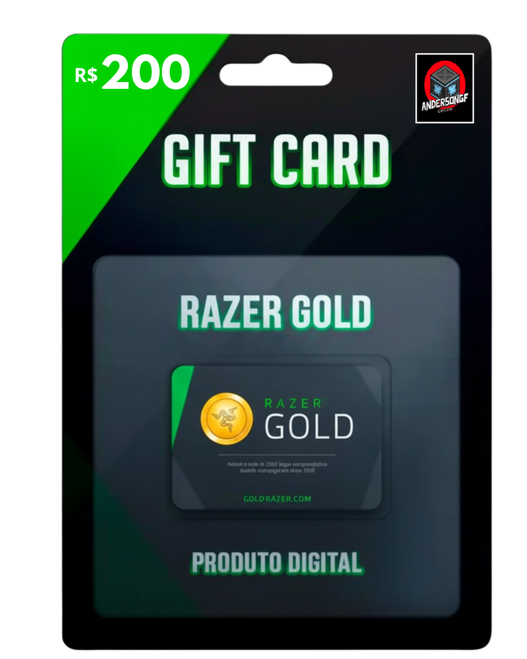 GiftCard Razer Gold $200